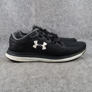 Under Armour Shoes Mens 10 Charged Impulse Athletic Trainer Sneakers Black Sport